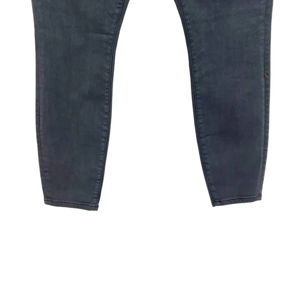 Anthropologie Pilcro Skinny Jeans With Side Buttons High Rise Gray Size 31 - Picture 6 of 16